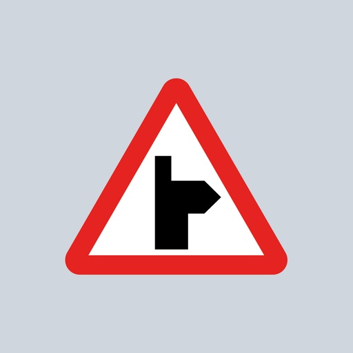 Triangular Sign 506.1 (Side Road Ahead - Priority Right)