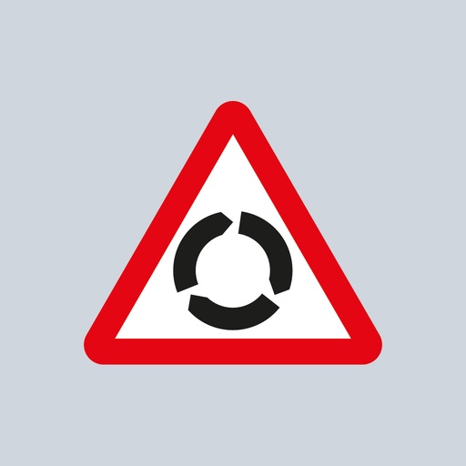 Triangular Sign 510 (Roundabout Ahead)