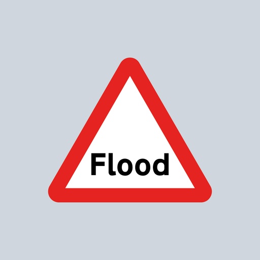 Triangular Sign 554A (Flood)