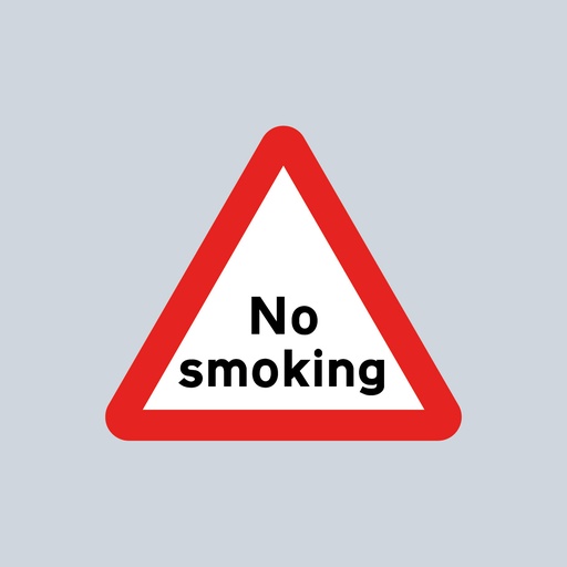 Triangular Sign 554D (No Smoking)