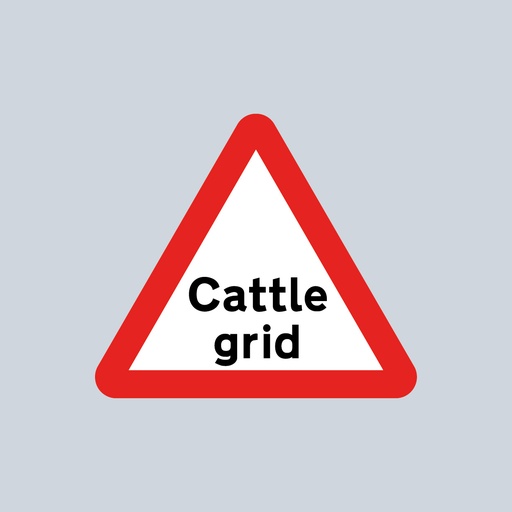 Triangular Sign 552 (Cattle grid)