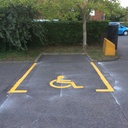 Disabled Sign - Yellow