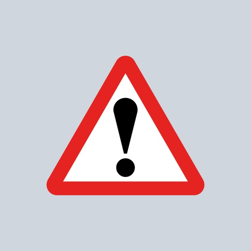 [TRTR562-1200] Triangular Sign 562 (Danger Ahead Sign)  (1200mm x 1200mm)