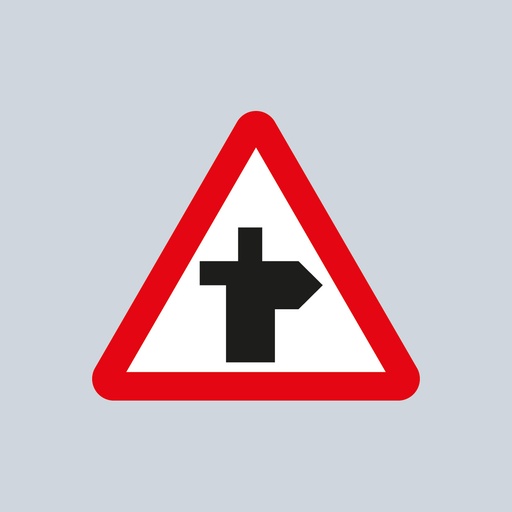 [TRTR504.1RP-1200] Triangular Sign 504.1 (Crossroads Ahead - Priority Right) (1200mm x 1200mm)