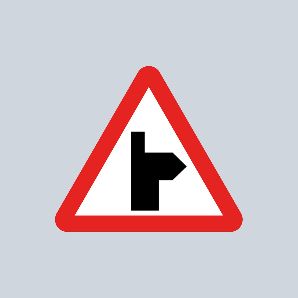 [TRTR506.1RP-3030] Triangular Sign 506.1 (Side Road Ahead - Priority Right) (3030mm x 1200mm)
