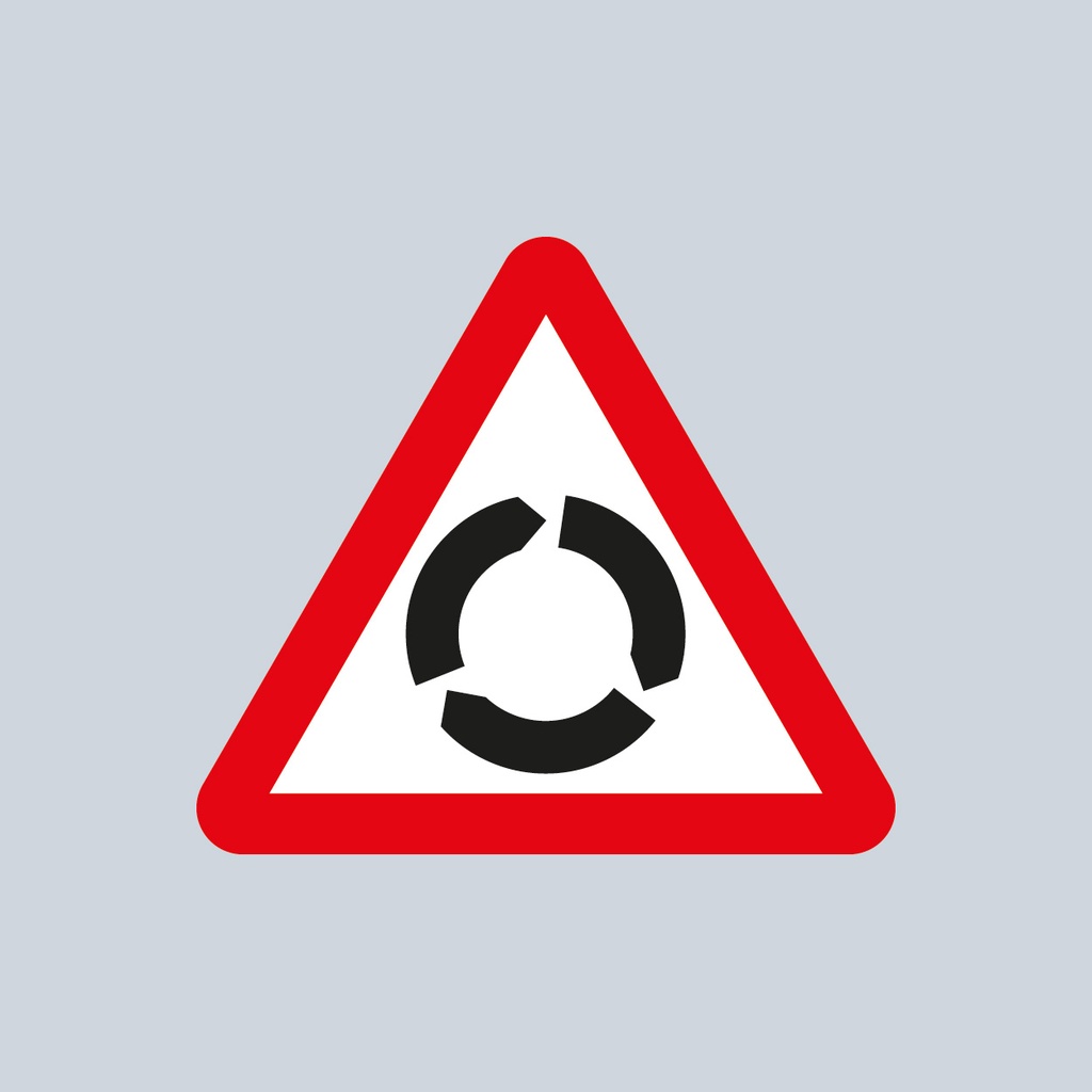 Triangular Sign 510 (Roundabout Ahead)