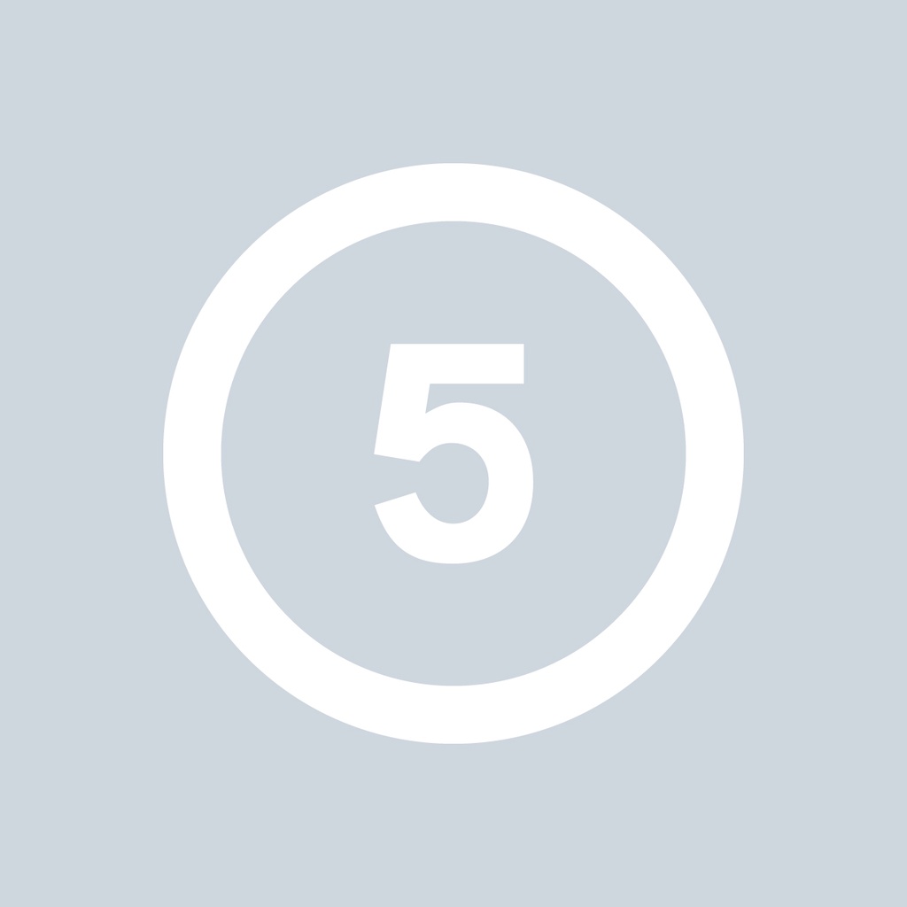 Speed Roundel White - 5