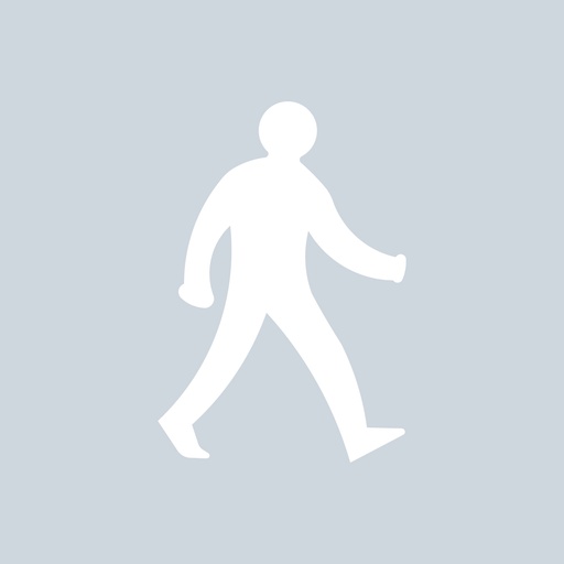 [TRWM0600-W] Walking Man - White (600mm x 413mm)