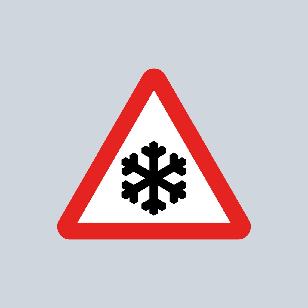 [TRTR554.2-3030] Triangular Sign 554.2 (Ice) (3030mm x 1200mm)