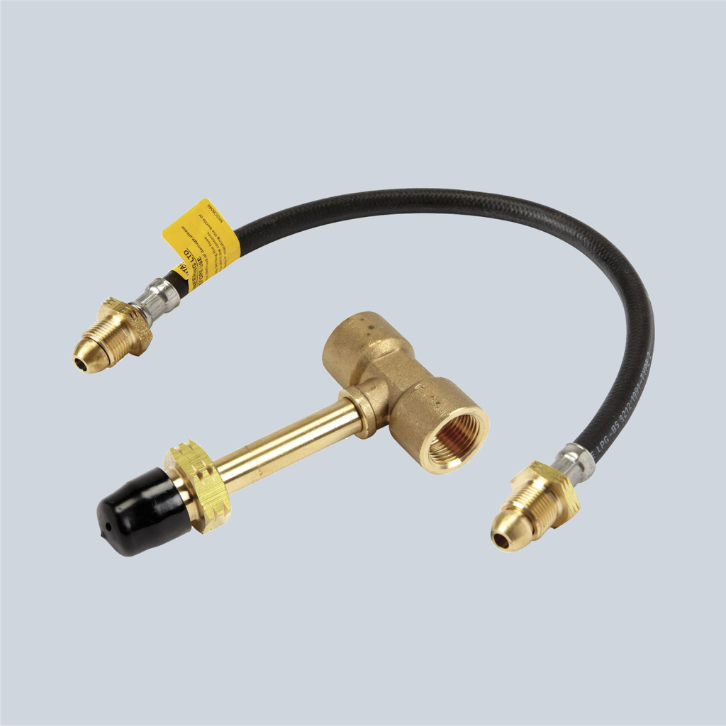 Double Gas connector (Pigtail & 'T' Manifold)