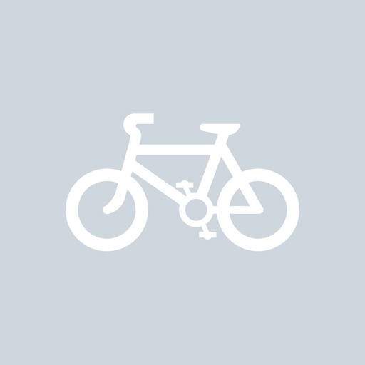 [TRBI0400-W] Bicycle - White (400mm x 235mm)