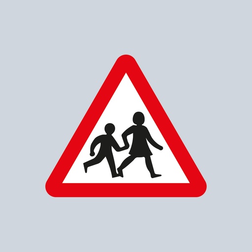 [TRTR545-1200] Triangular Sign 545 (Children / School Ahead Sign) (1200mm x 1200mm)