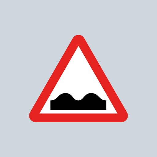 Triangular Sign 556 (Uneven Road Ahead)