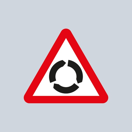 Triangular Sign 510 (Roundabout Ahead)
