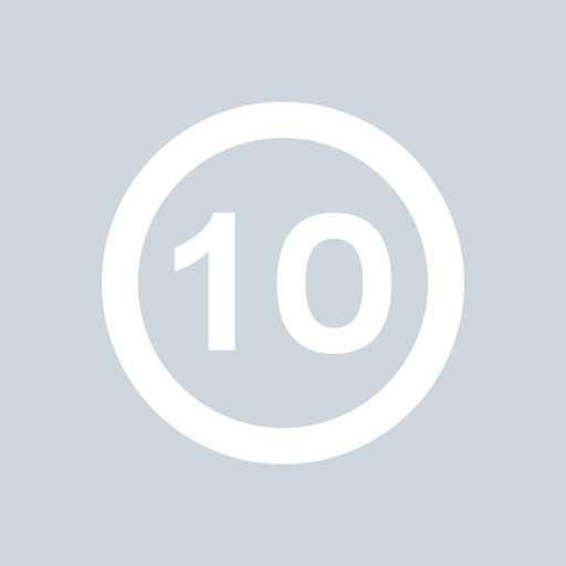 Speed Roundel White - 10 MPH