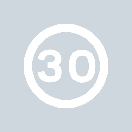 Speed Roundel White - 30