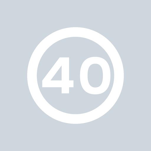 Speed Roundel White - 40