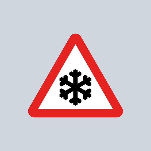 Triangular Sign 554.2 (Ice)